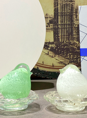 创意桌摆玻璃结婚礼物样板房软装