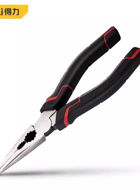 得力工具6英寸日式尖嘴钳DL101106