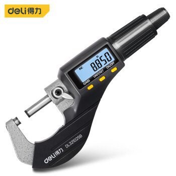 deLi得力工具数显外径千分尺DL321025B