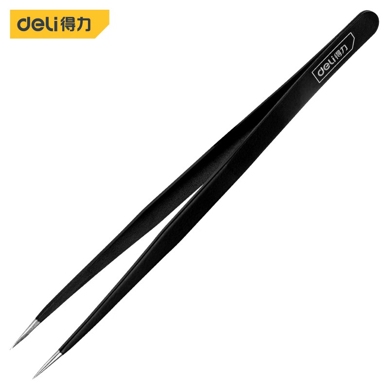 得力工具尖头镊子DL396101