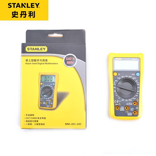 史丹利工具掌上型数字万用表