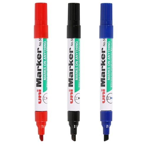 Японский маркер Oni/Mitsubishi 580b Масляный маркер с плоским наклонным масляным маркером.