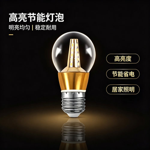 节能led球泡灯小美好室内