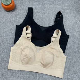 春夏新款光面无痕零感兔耳朵圆杯收副乳提拉托胸贴合款薄杯文胸女