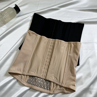 夏薄款 舒适腰封腰背夹 收腹束腰带排扣设计可调节腰夹护腰收腹女款