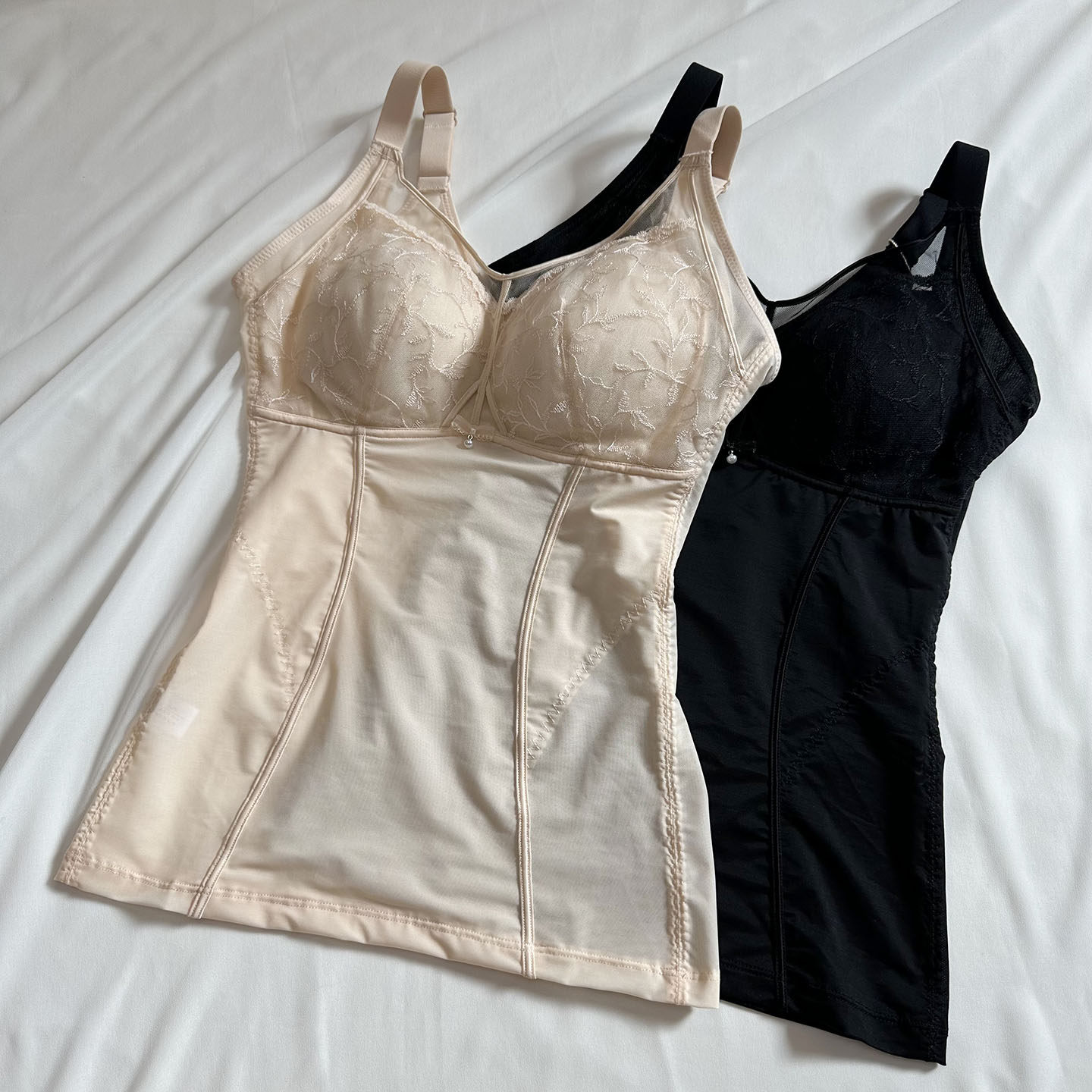 塑身衣女背心式塑形美体深V美背打底衫束腰收腹免穿文胸内衣上衣