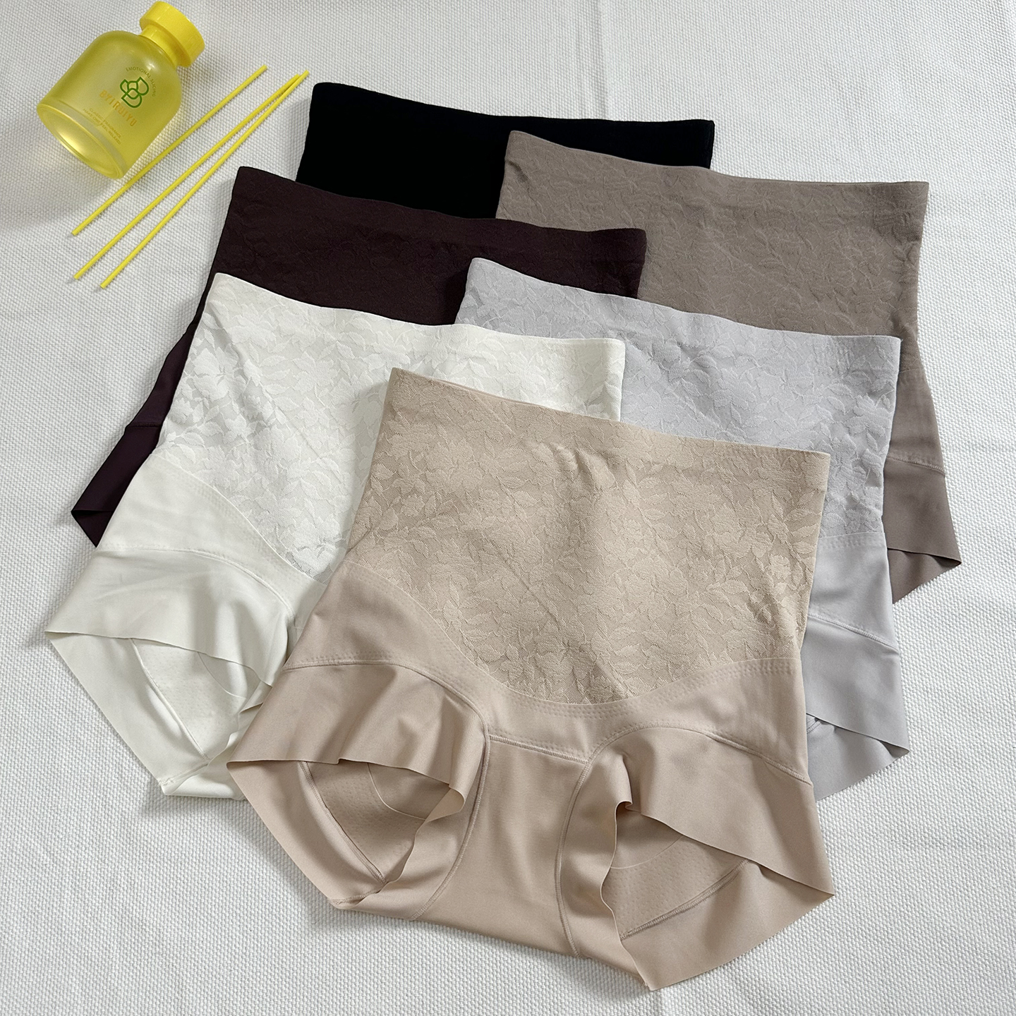 X型绷带性感提花收腹内裤收小肚