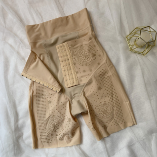 收胯收盆骨产后修复塑身裤 前排扣提臀美体裤 女 平角高腰收腹裤 新款