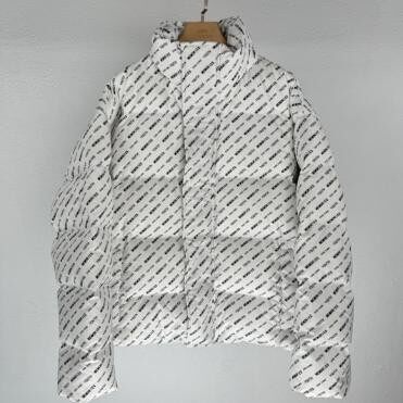 【安琪儿专享】冬季中长款字母鹅绒外套295克BC100衣长72