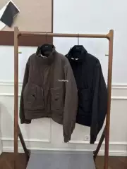 Driesvannoten25Fwvenice Nylon Zipper Quilted Dvn Jacket Flight Jacket
