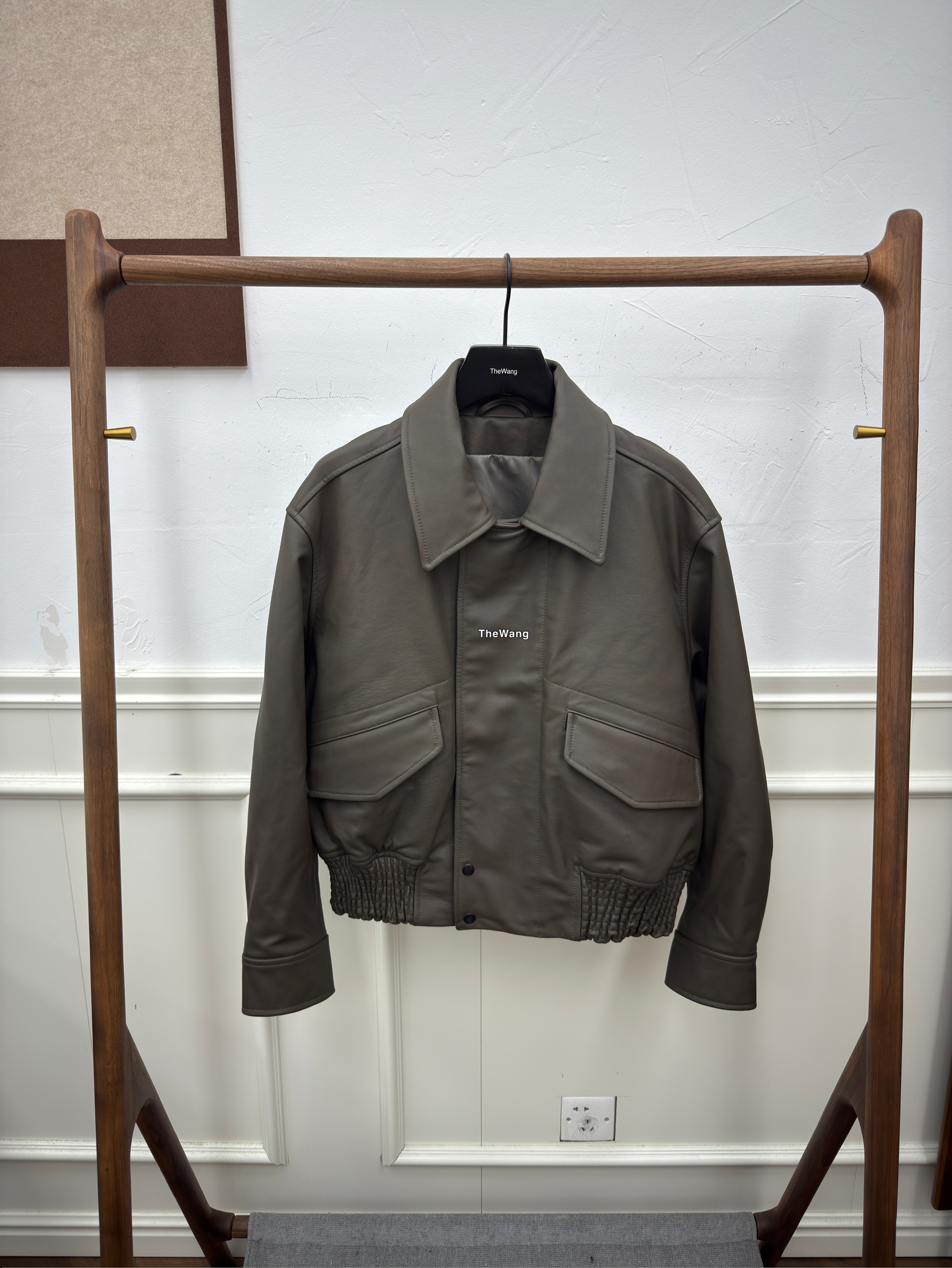 Lem25SS秀款Nappa牛皮男女同款皮衣