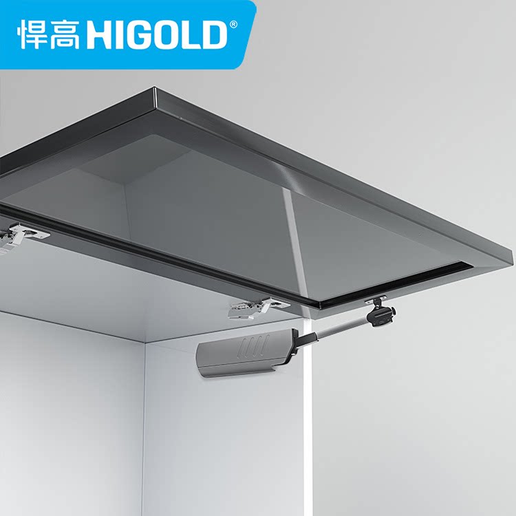 悍高上翻门气撑阻尼随意停吊柜支撑杆玻璃门液压气压杆阻尼缓冲器