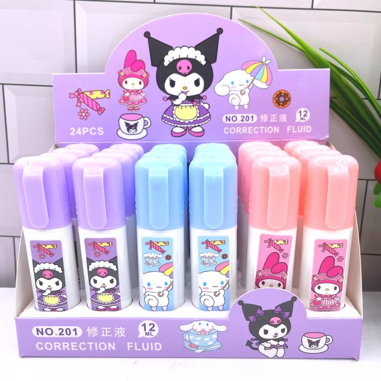 优优优卡通笔形涂改液儿童用品