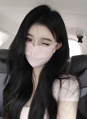 tongfashion3D立体双层防晒防紫外线口罩冰丝透气薄款脸罩护眼角