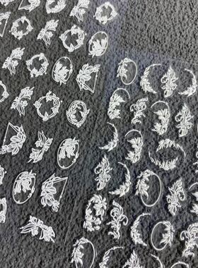 立体镂空雕花美甲贴纸