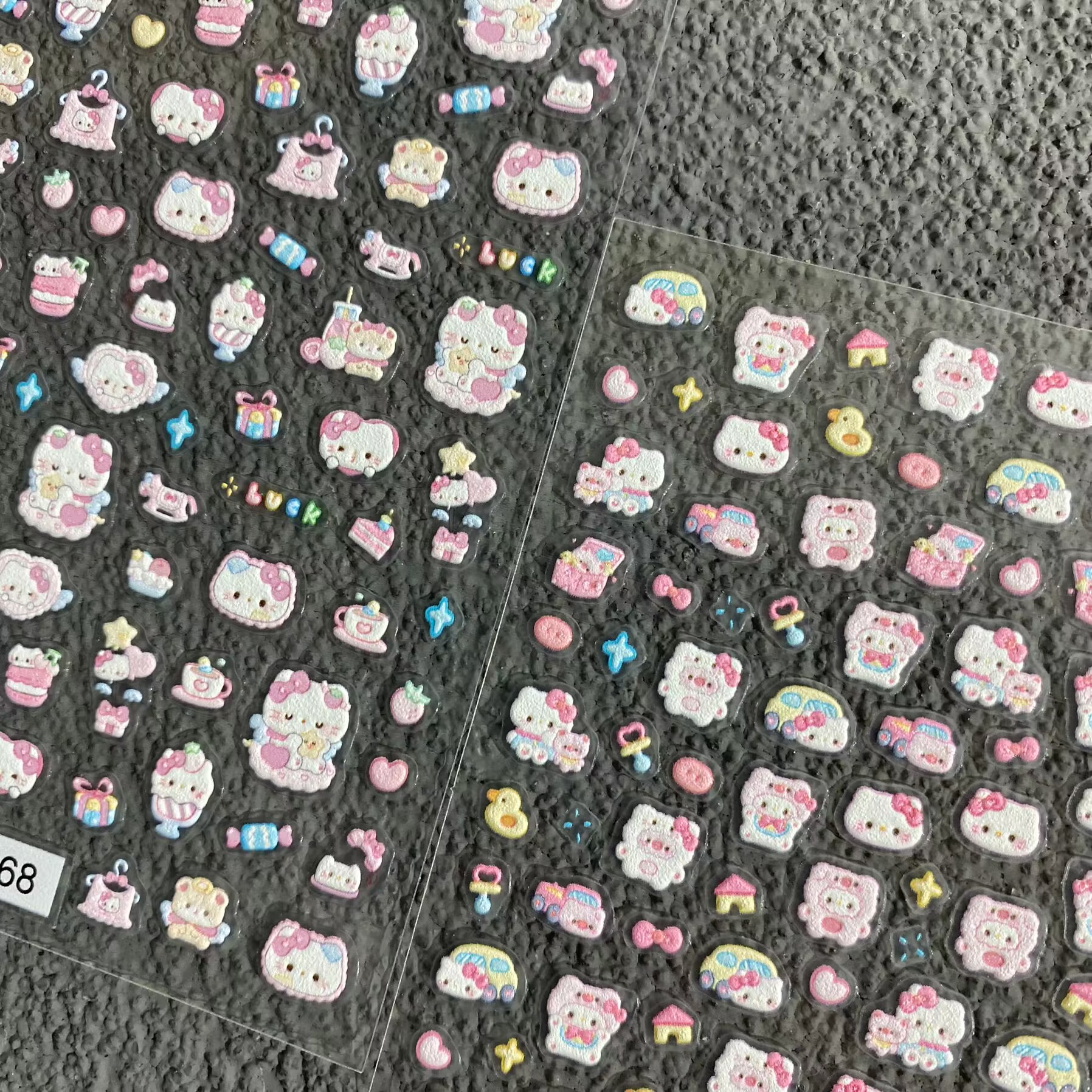 可爱HelloKitty凯蒂猫美甲贴纸