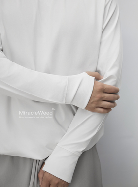 miracleweed男女UV防晒衣冰皮7A抗菌索罗娜酷丝棉速干排湿长袖T恤