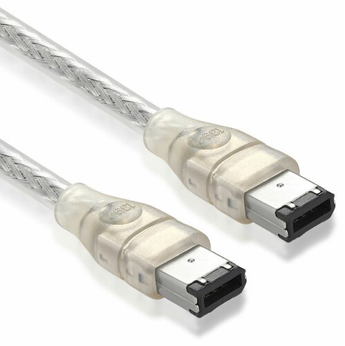 1.8米透明IEEE1394 6 pin M to 6 pin M Firewire火线6对6 1394线