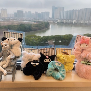 三丽鸥玉桂狗库洛米丑鱼布丁美乐蒂大肠发圈头绳皮筋现货包邮