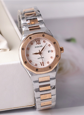 正品poscer宝时捷手表女表女士石英表时尚潮流镶钻防水保时捷8315