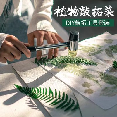 乐创植物拓印固色明矾材料包