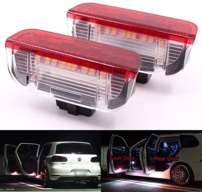 大众EOS帕萨特B6 B7迎宾灯辉昂途观途岳途昂蔚揽LED车门照地灯