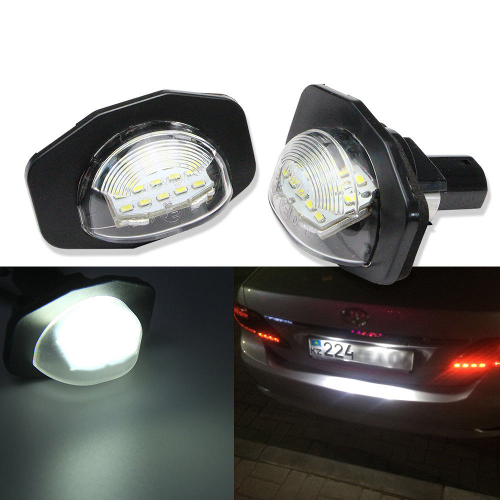 适用于Alphard 埃尔法20系车牌灯Alphard 10系LED牌照灯总成 白光