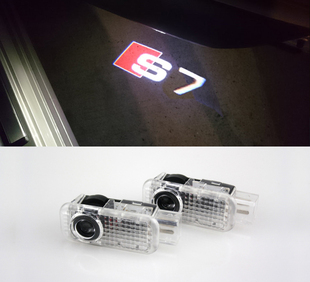 奥迪A7 S7 RS7专用LED迎宾灯Audi A7 S7 RS7车门照地灯镭射投影灯