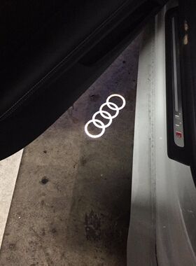 奥迪A3A4A6A7A8 A4L A6L S3 S4 S5 S6 S7 S8 Q3 Q5 Q7镭射迎宾灯