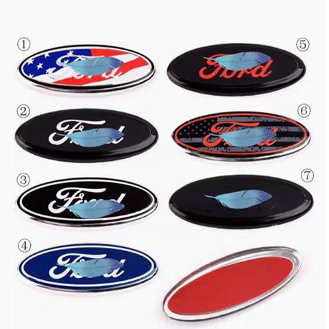 适用于福特 蒙迪欧 福克斯福睿斯锐界金牛座改装方向盘贴装饰车标