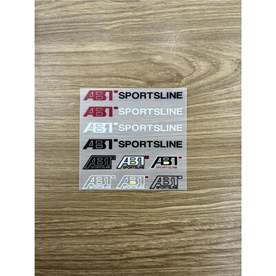 适用於ABT车贴高尔夫尚酷POLO速腾改装个性创意贴装饰字母汽车贴