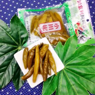 鸿富利阿妈妮咸菜小川椒70g下饭菜朝鲜族泡菜东北小菜包邮