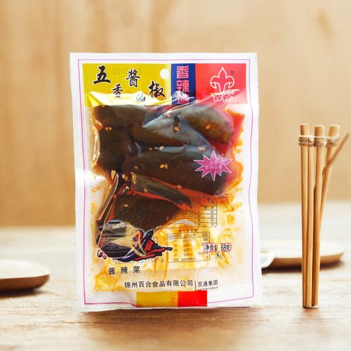 锦州百合五香酱油椒68g/袋