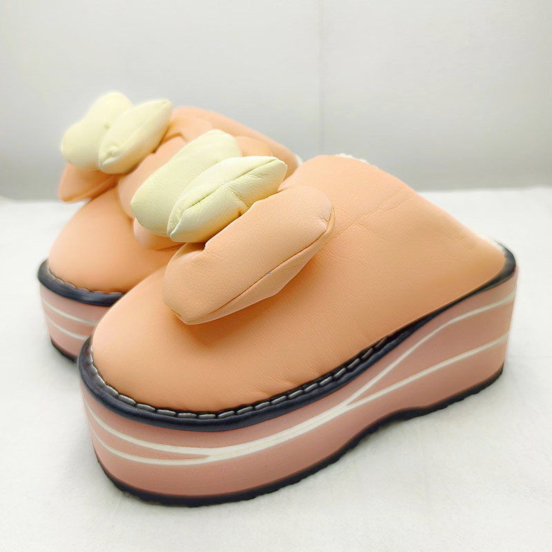 晶丽棉拖鞋厚底舒适增高7厘米