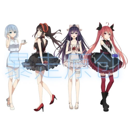 约会大作战周边狂三琴里十香立牌