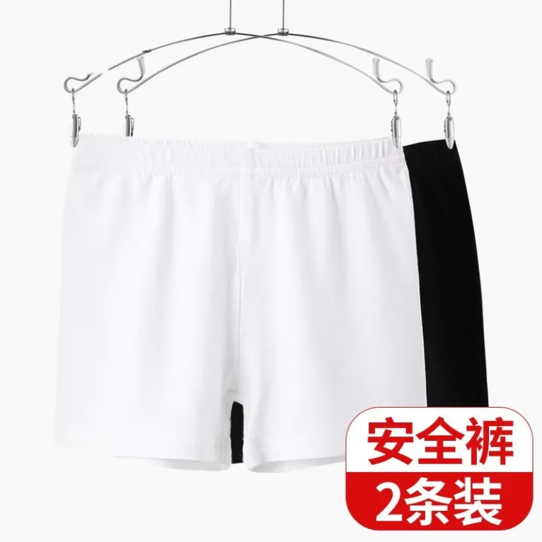 儿童舞蹈服三分裤黑色短裤女童练功裤打底安全裤跳舞裤子芭蕾舞服