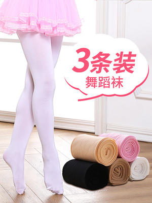 白色春秋夏季薄款儿童裤袜