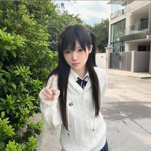 水济中麻花套头毛衣JK外套女秋冬季学院风制服校供感长袖针织上衣