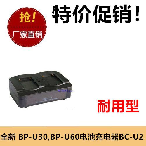 BP-U30,BP-U60电池充电器BC-U2 双槽充电器 RHL009 智能快速