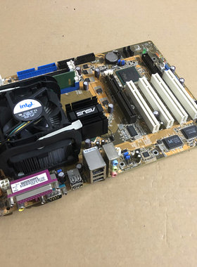 华硕 P4P800 P4P800-X P4PE P4PE-X 工控主板 带CPU内存