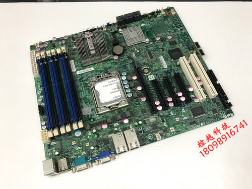 原装超微X8STE 单路 x58 1366针服务器主板 x58 主板