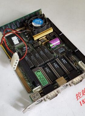 大众LMB-486LH工控主板 半长卡486主板 带CPU内存 风扇保一年