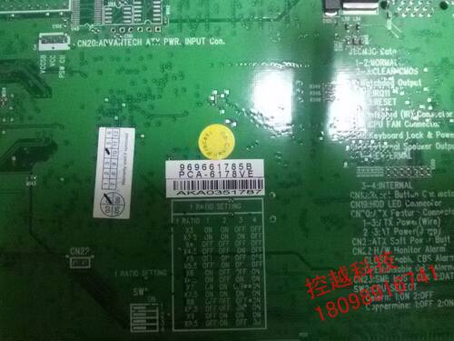 研华PCA-6178VE工控机主板