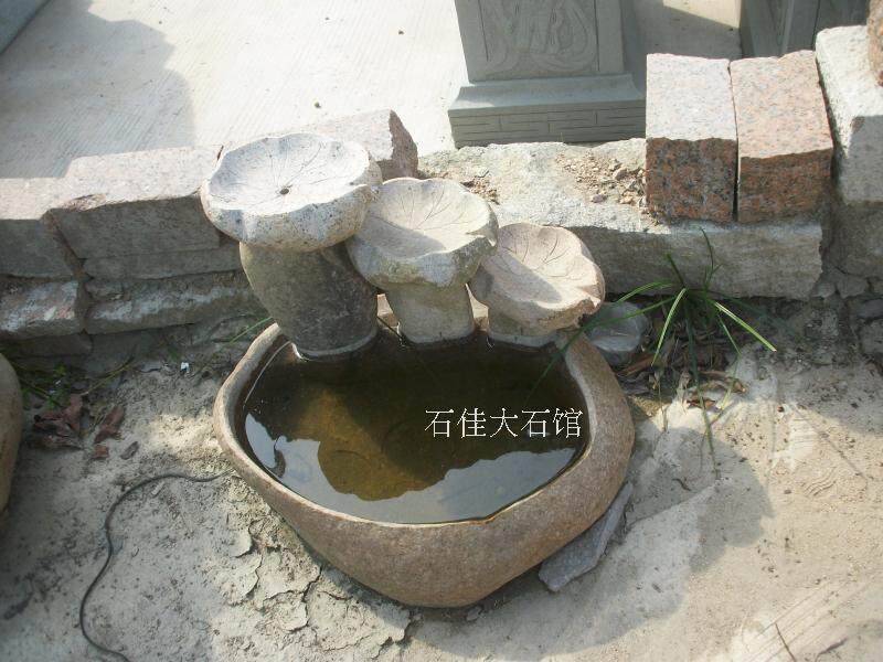 鹅卵石流水景观庭院阳台自然原石