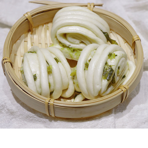 清真咸味馒头速食早餐葱油花卷