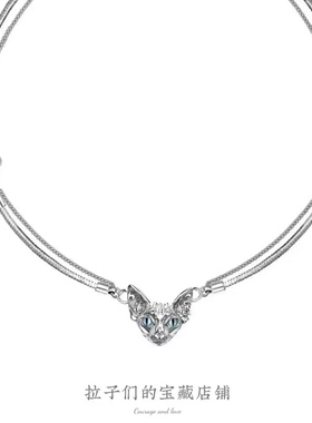 项链冷淡风甜酷锁骨链