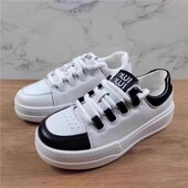 厚底百搭透气轻便运动休闲板鞋 品牌撤柜真皮小白鞋 女2025年新款 潮