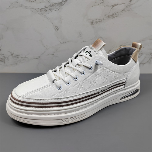 真皮男鞋2025春秋新款小白鞋