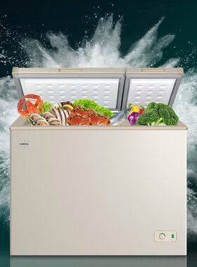 格力晶弘冰柜家用大容量全冷冻