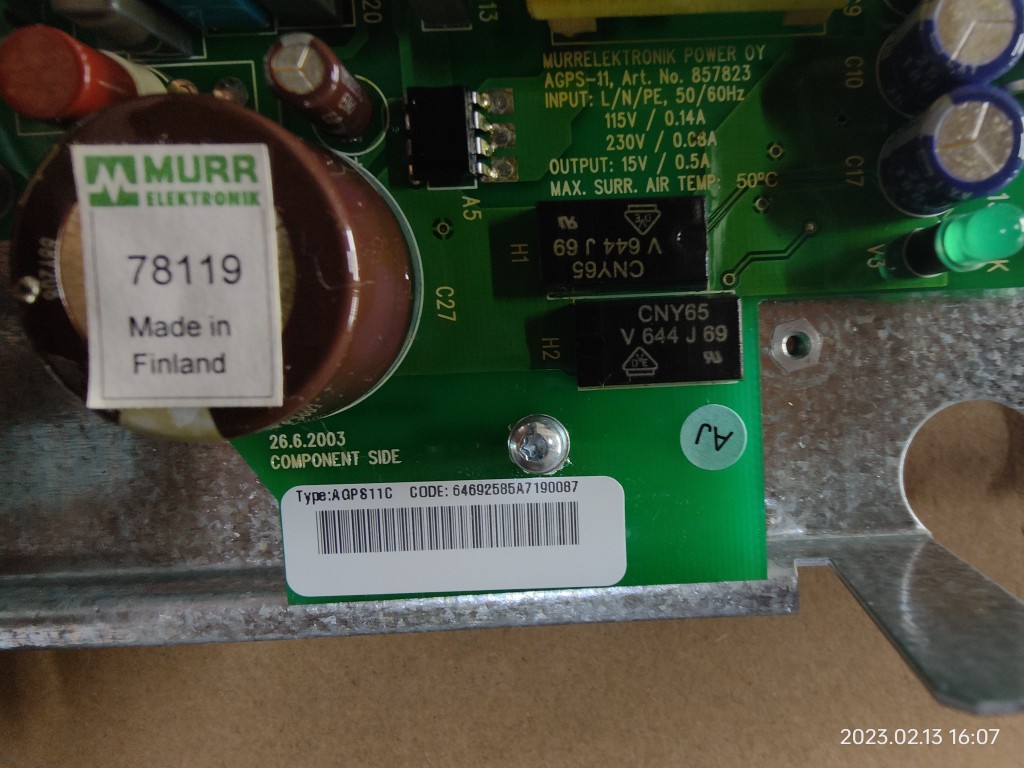 全新AGPS-11C AGPS11C ABB800变频器配件，防误启动电路板议价